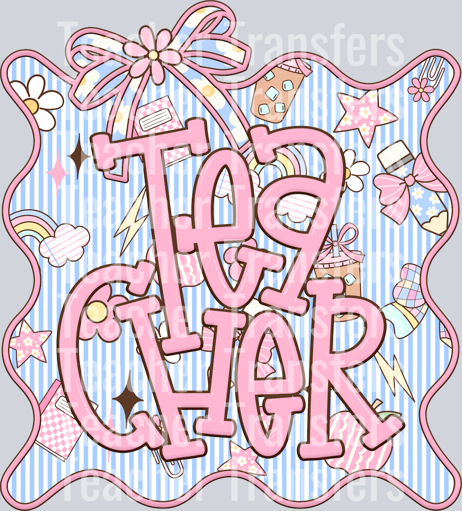 SEERSUCKER GRADE FRAME TEACHER