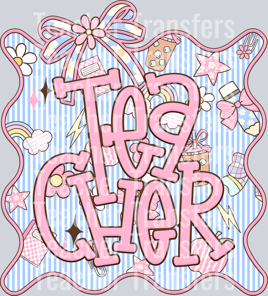 SEERSUCKER GRADE FRAME TEACHER