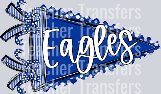 PREPSTER PENNANT TEAMS EAGLES ROYAL