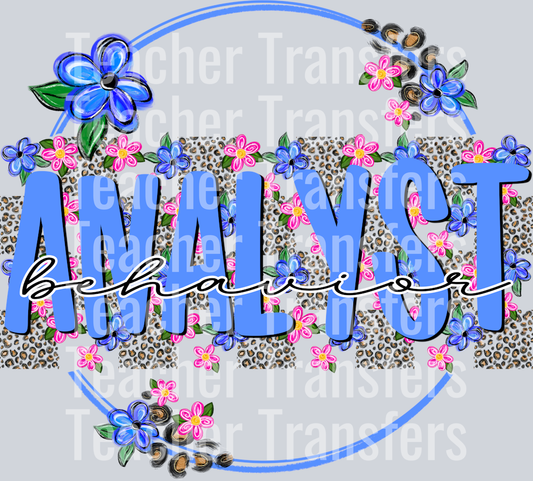 BLESSED OCCUPATIONS BEHAVIOR ANALYST