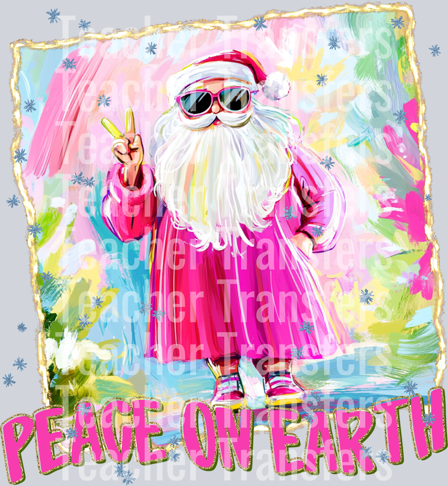 PEACE ON EARTH SANTA