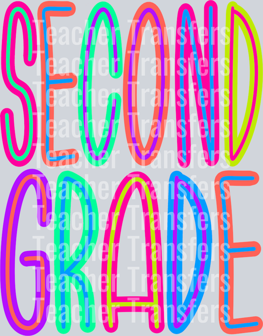 Back to School Brights Second Grade