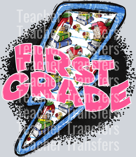 b2s Lightning bolts First Grade