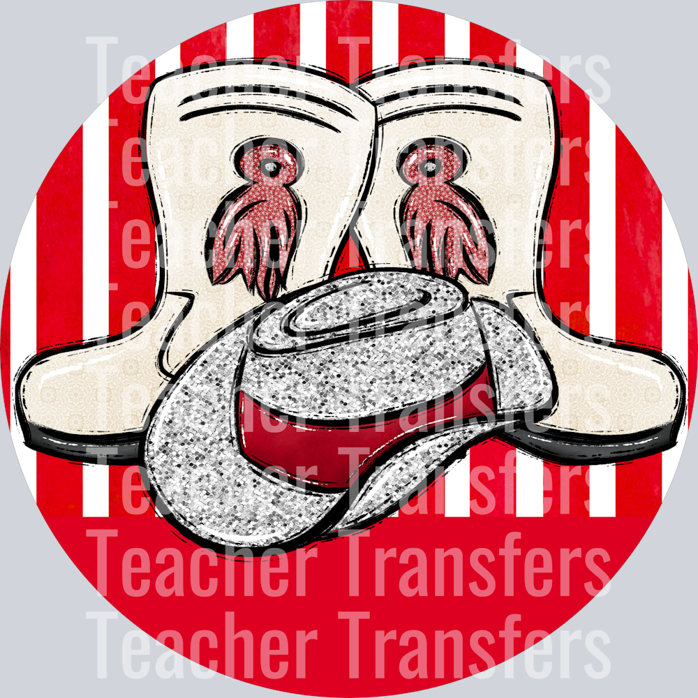 Drill Team Ornament Red