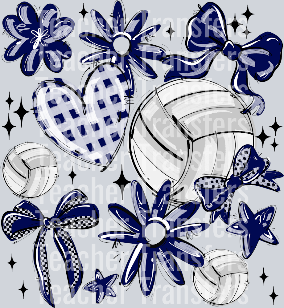 NAVY PLAY BALL VOLLEYBALL COLLAGE