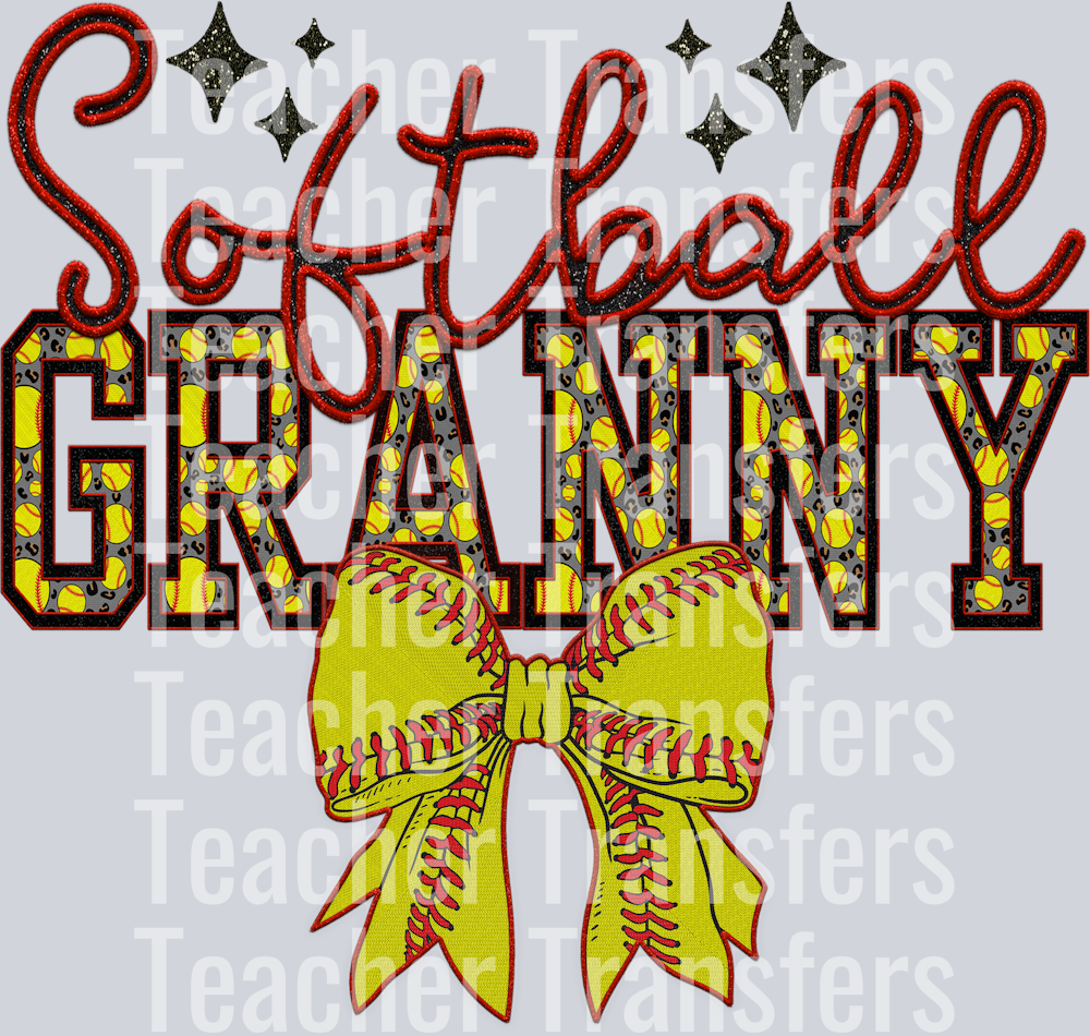 SOFTBALL BOW SOFTBALL GRANNY HWDS