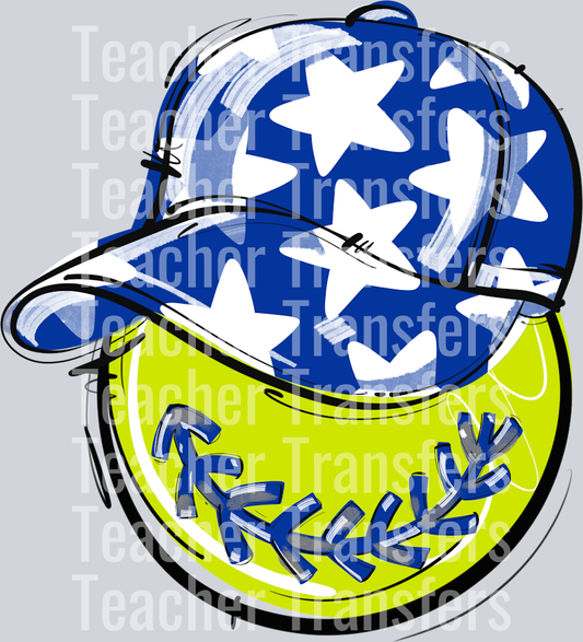 ROYAL PLAY BALL HAPPY FACE SOFTBALL