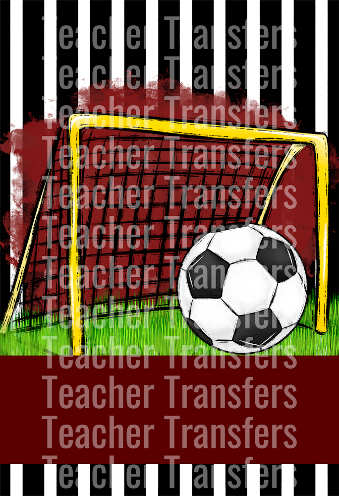 Soccer Garden Flags MAROON