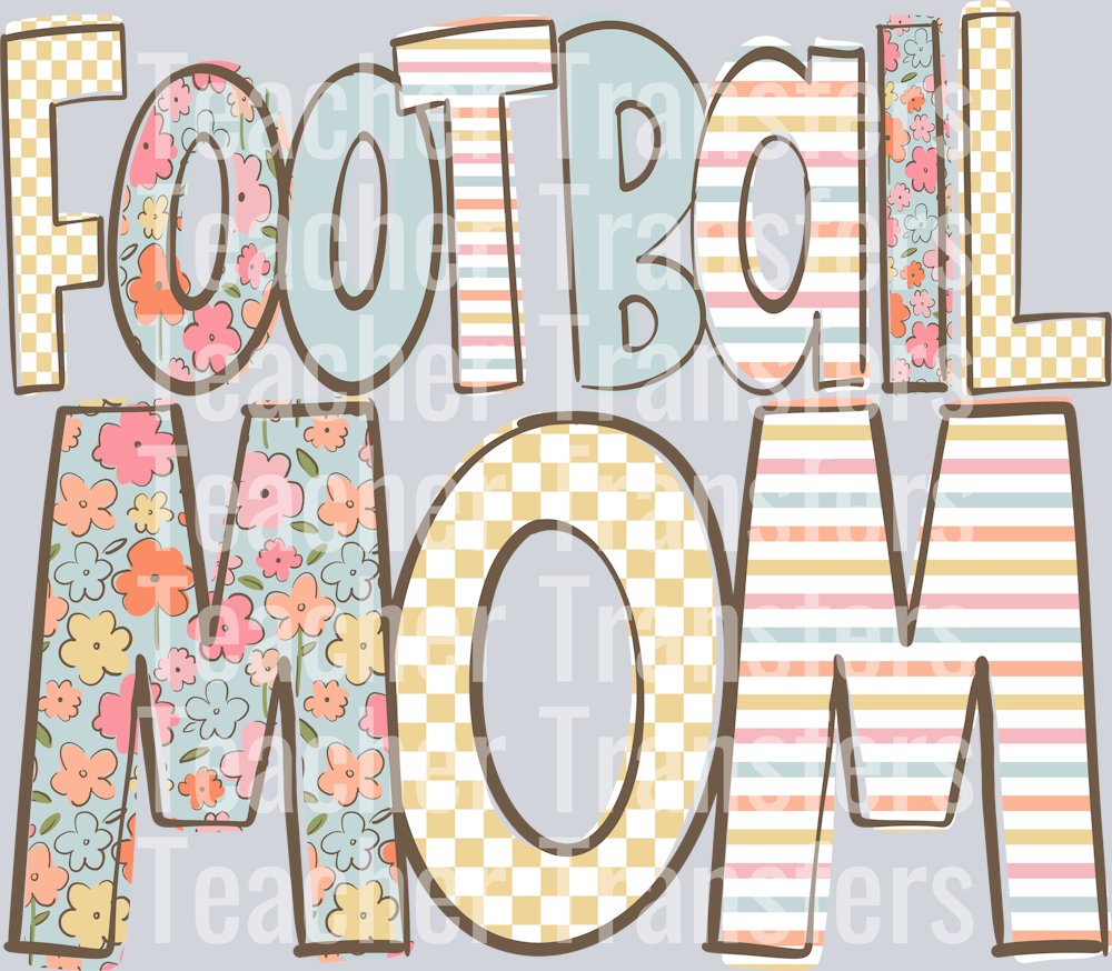 Doodle Loo Football Mom