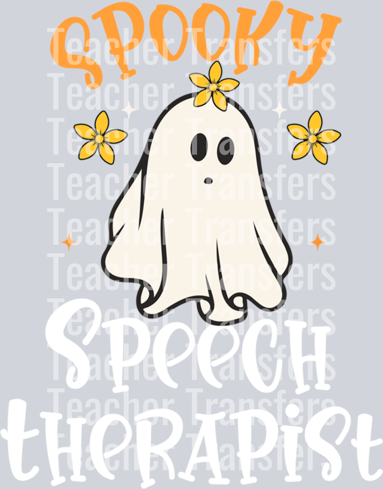 SLP Halloween Spooky Speech therapist Halloween Sweatshirt