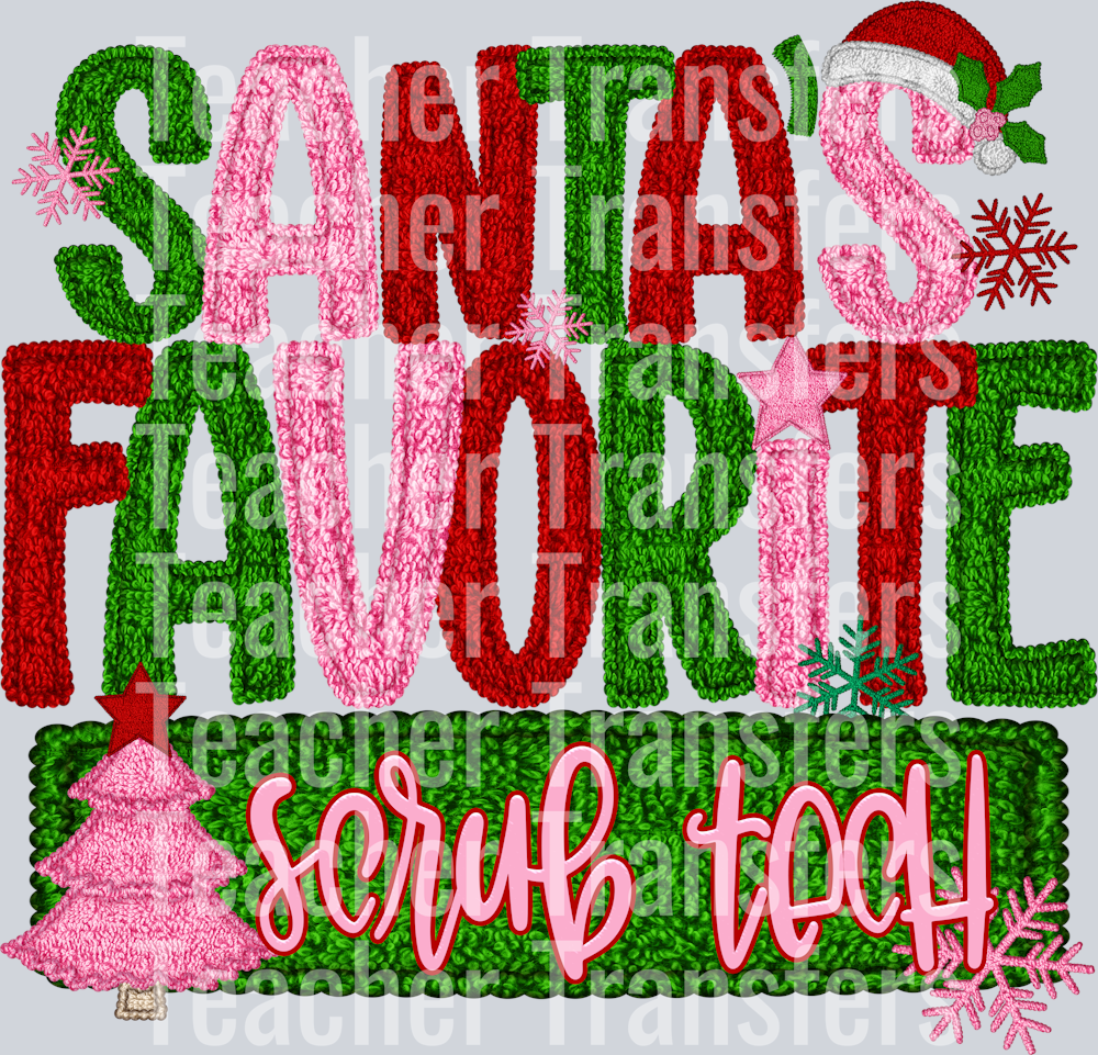SANTAS FAVORITE SCRUB TECH