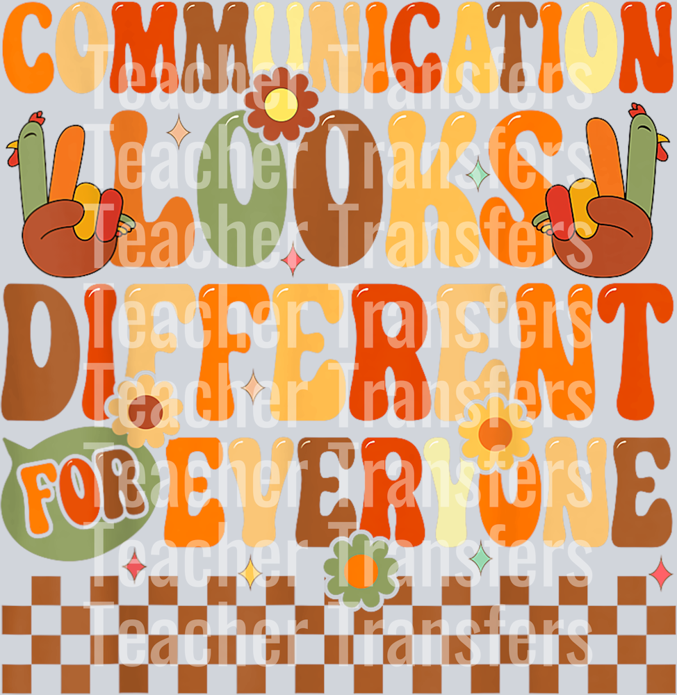 Speech Therapy Turkey SLP Therapist Fall Thanksgiving Autumn T-Shirt