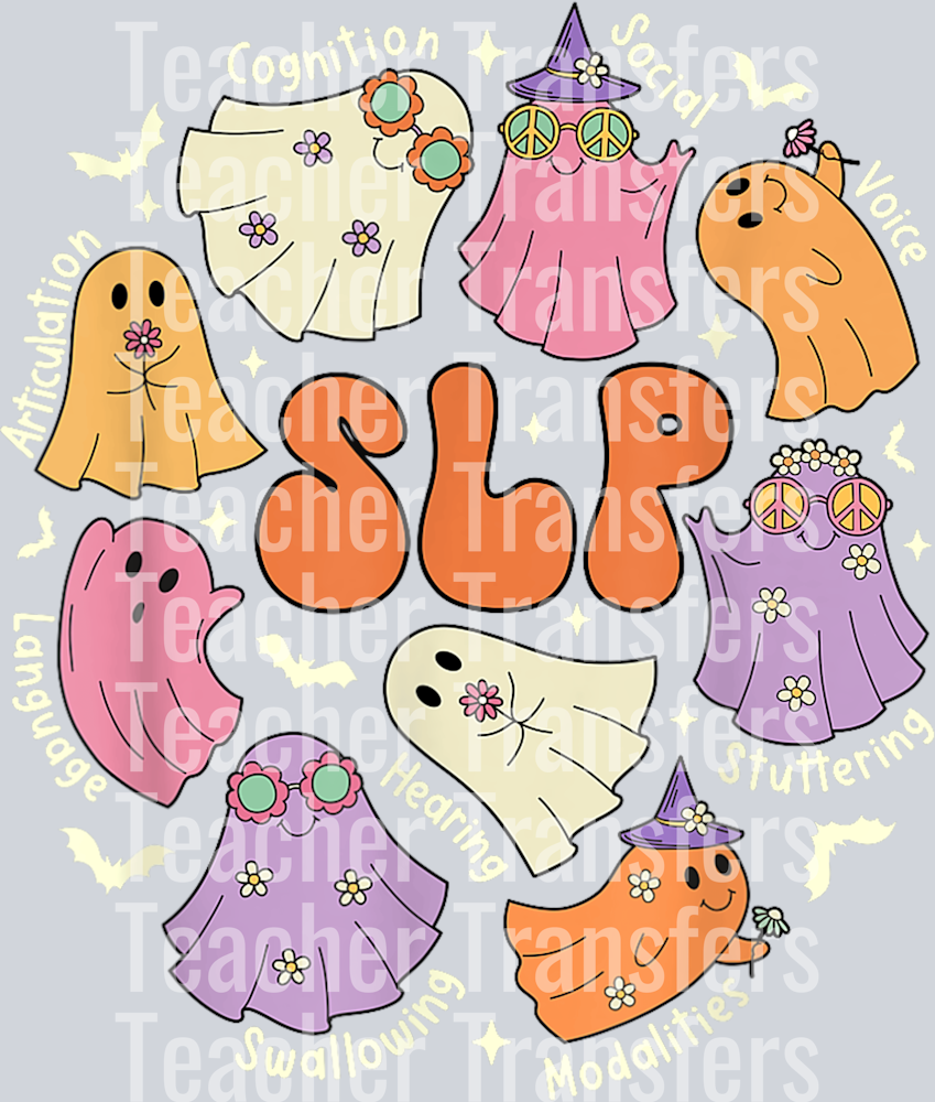Speech Therapy Speech Language Pathologist Halloween T-Shirt
