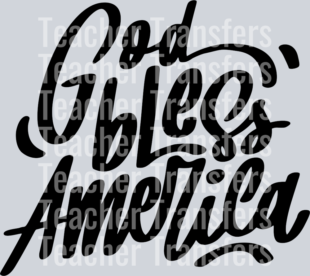 God Bless America PNG Version TWO