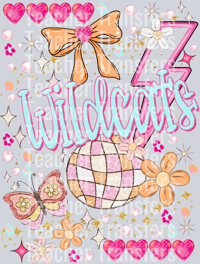 Preppy MASCOTS WILDCATS