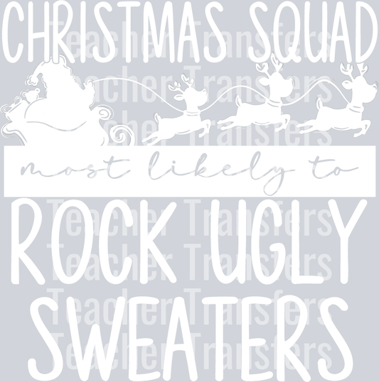 RockUglySweaters White