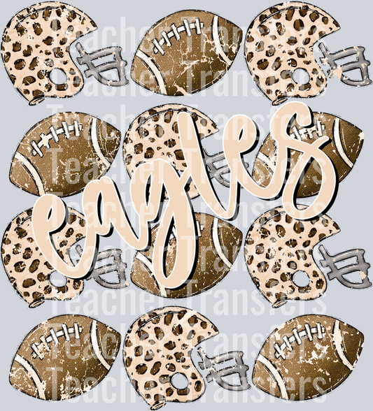 Footballs and Helmets EAGLES