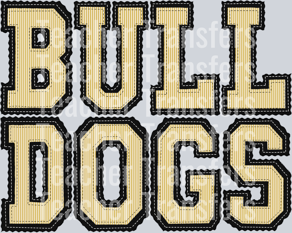 THE PREPSTER BULLDOGS VEGAS BLACK