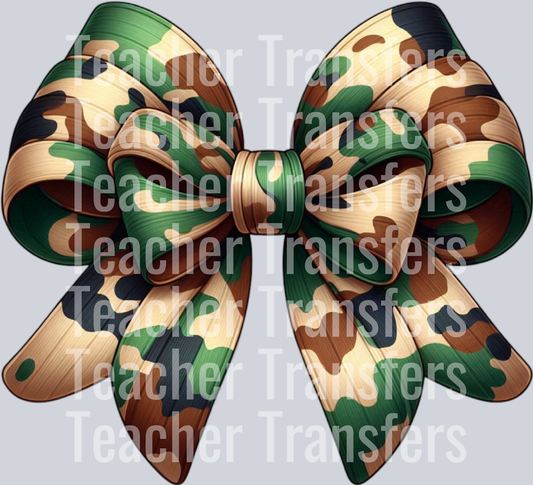 Camo Camouflage Coquette Bow Hunting PNG (12)