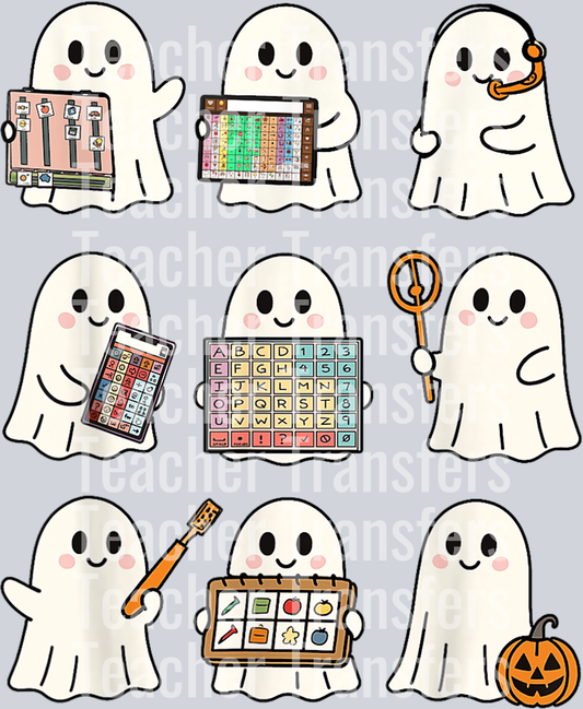 Speech Therapy Halloween Ghost Speech Language Pathologist T-Shirt