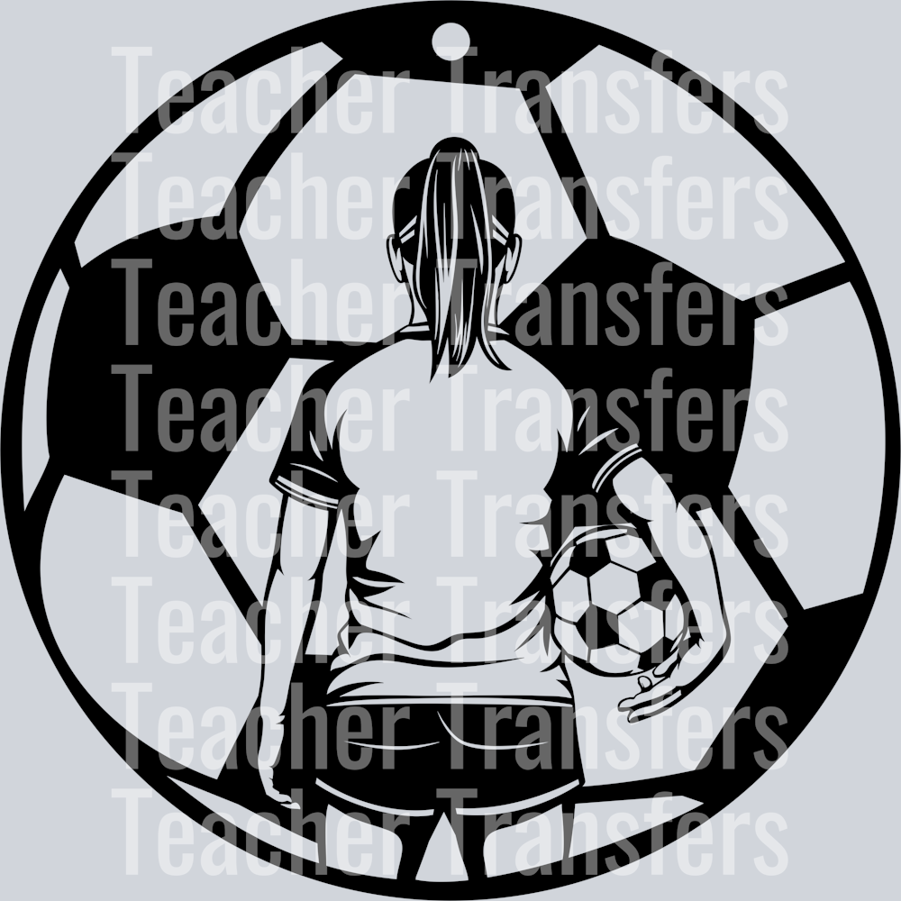 18. soccer ball with girl