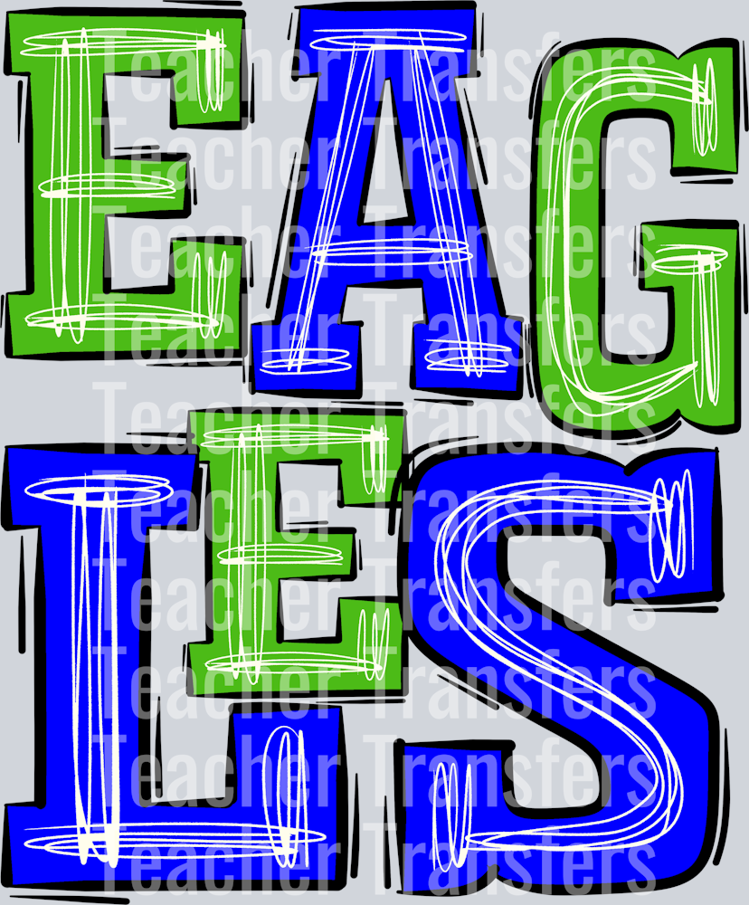 Eagles Green Blue
