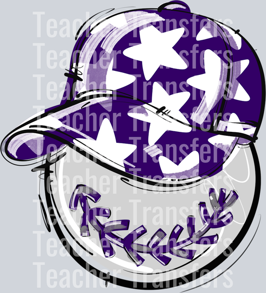 PURPLE PLAY BALL HAPPY FACE