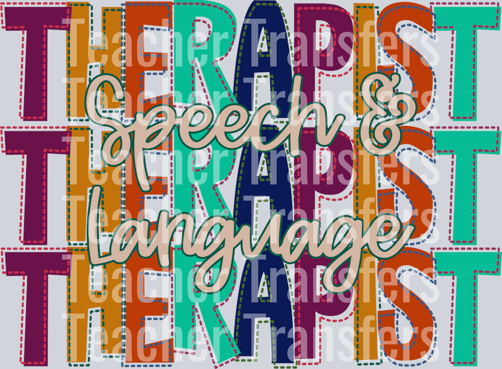 Stitched Occupations Speech and Language Therapist