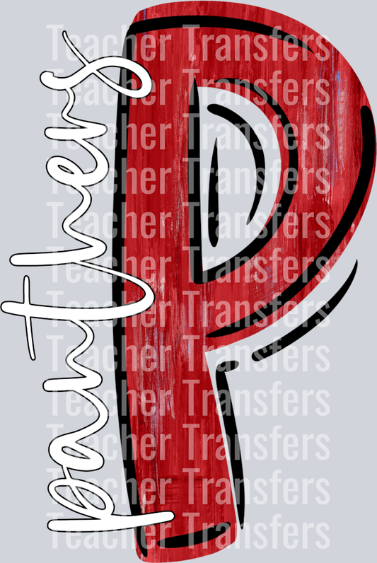 Panthers Red and Black