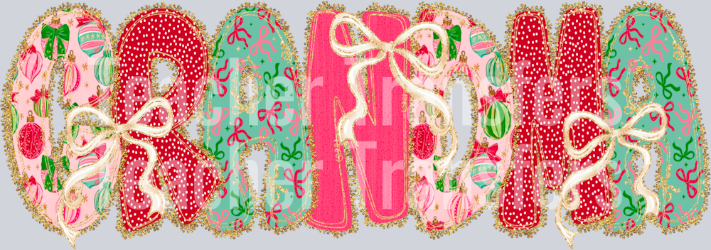 ChristmasBowLace Grandma