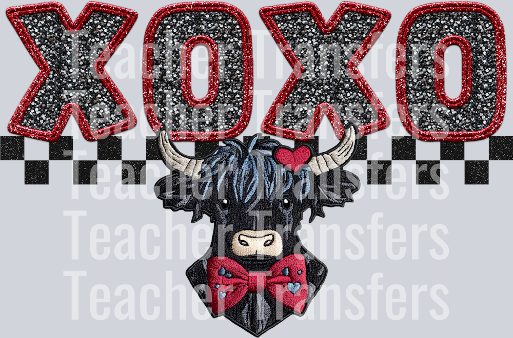 XOXO HIGHLAND RED BLACK