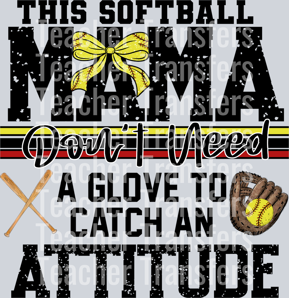 This softball mama don’t need a glove