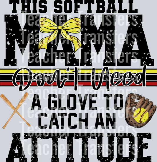 This softball mama don’t need a glove