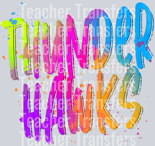 NEON MASCOTS Thunder Hawks