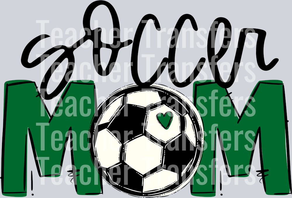 Soccer Mom Kelly Green No Flowers