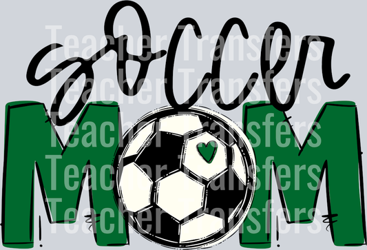 Soccer Mom Kelly Green No Flowers