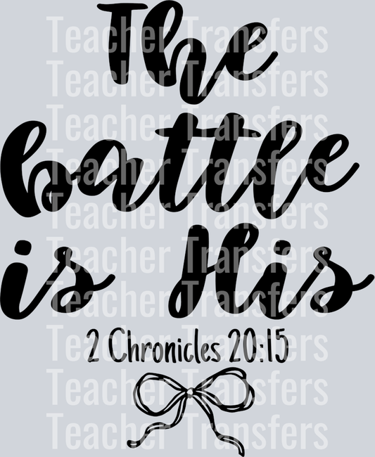 The battle is his hwds