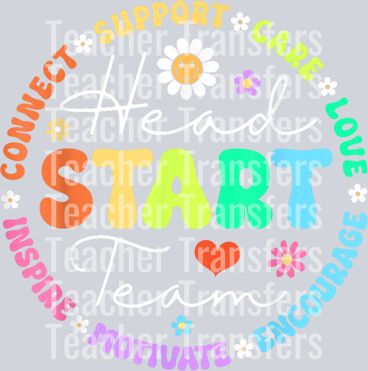 Head Start Team Homeschool Teacher Headstart Back To School T-Shirt (2)