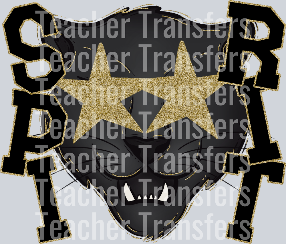 Starry Eyed PANTHER Black Gold