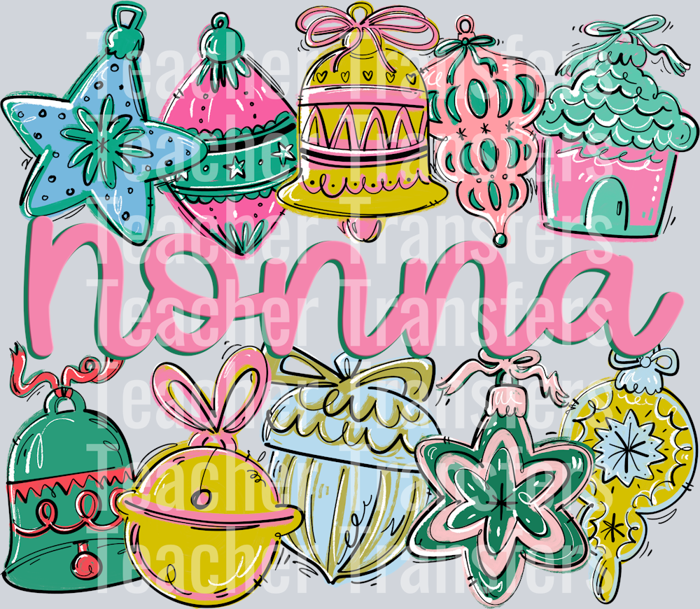 ORNAMENT NAME FRAME NONNA