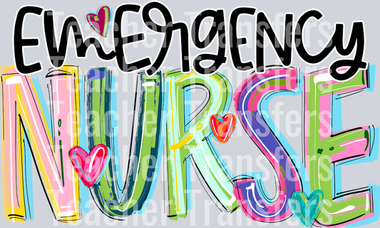 CHEERY WORDS EMERGENCY NURSE