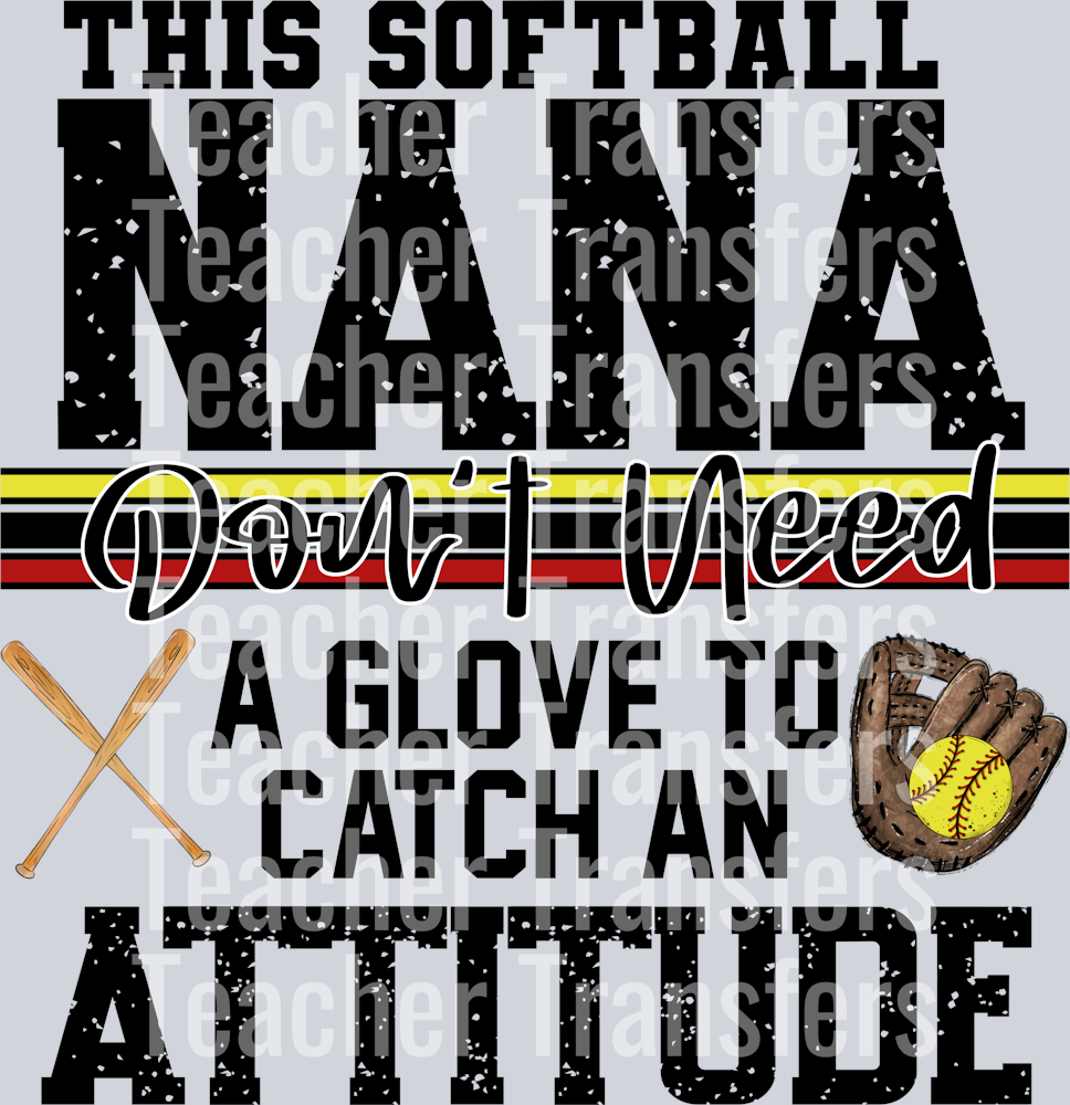 This softball nana don’t need a glove