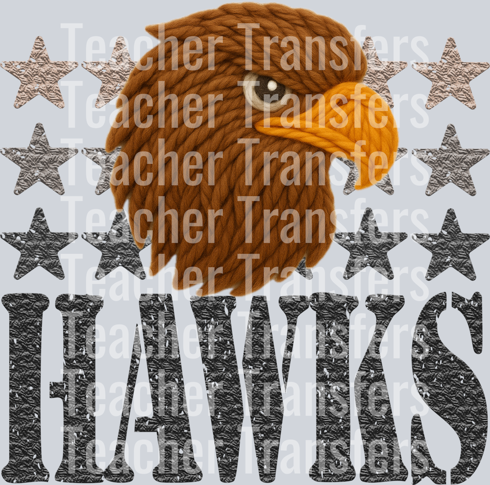 YARN MASCOTS HAWKS