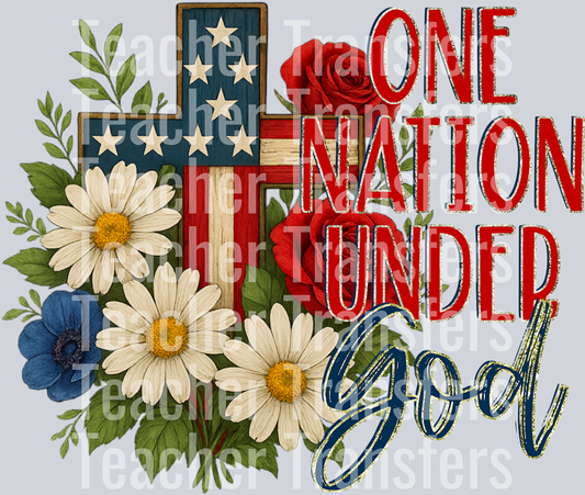 OneNationUndergodfloralcrossred