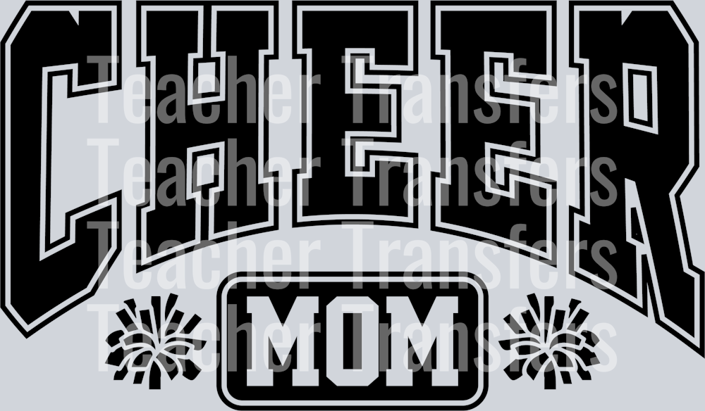 Retro Cheer Mom SVG Cheerleader Mama PNG