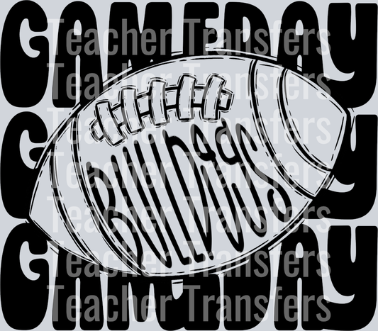 Gameday Football BULLDOGS