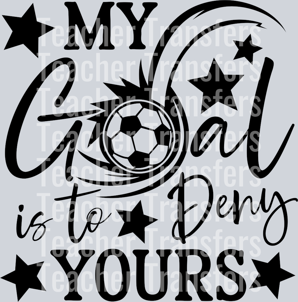 17. my goal is to deny your