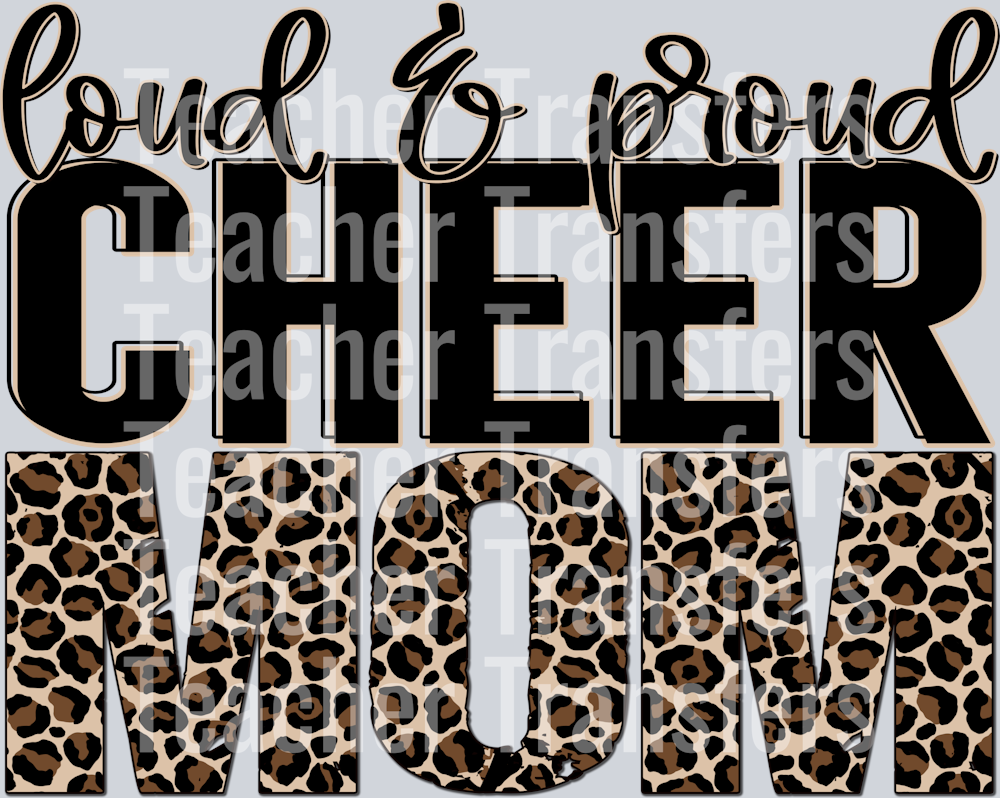 Loud and Proud CHEER NO POMS Mom