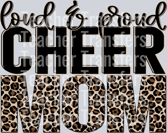 Loud and Proud CHEER NO POMS Mom