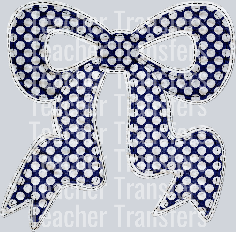 QUILTED BOW NAVY